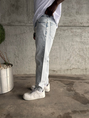 Kar Yıkama Taşlamalı Boyfriend Jean