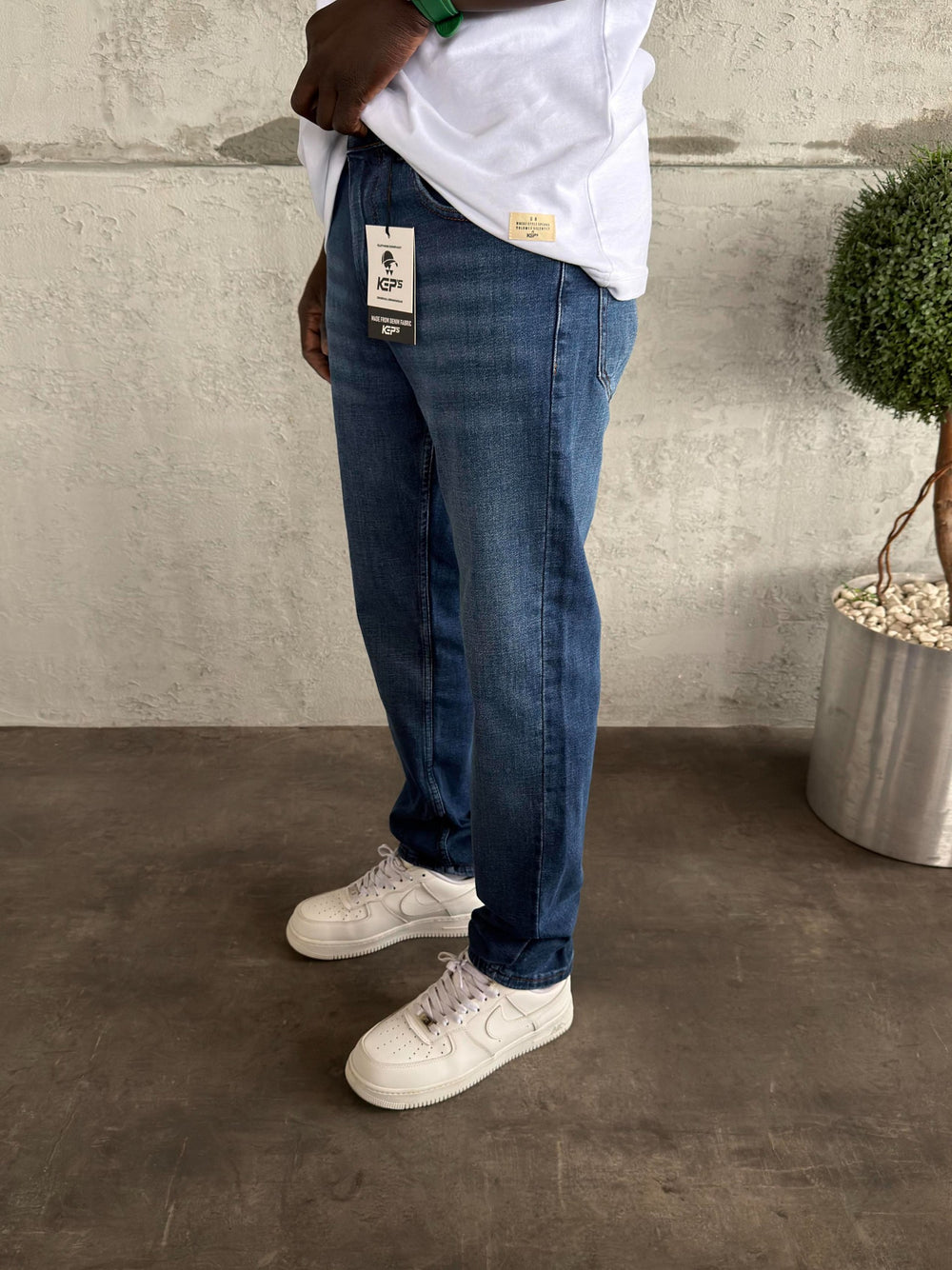 Koyu Mavi Likralı  Regular Fit Jean