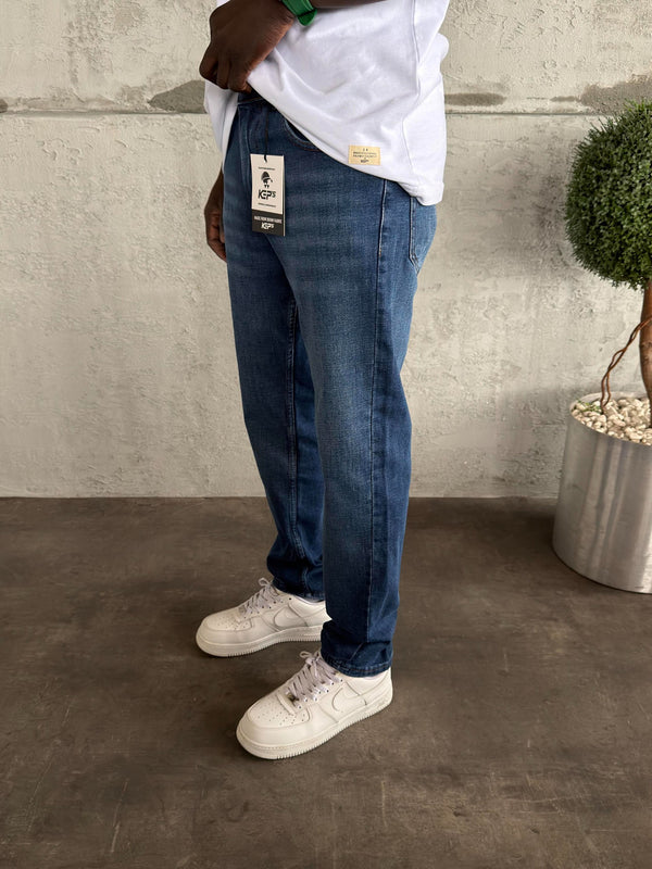 Koyu Mavi Likralı  Regular Fit Jean