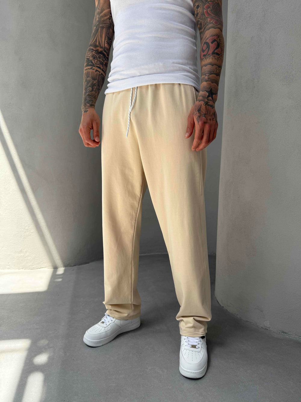 Krem Baggy Eşofman