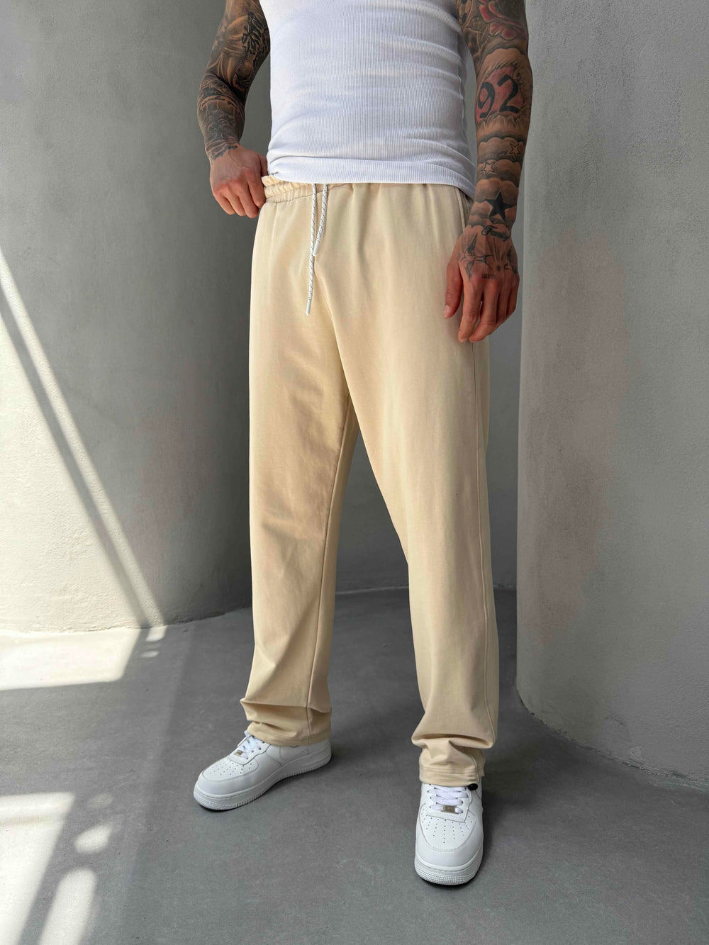 Krem Baggy Eşofman
