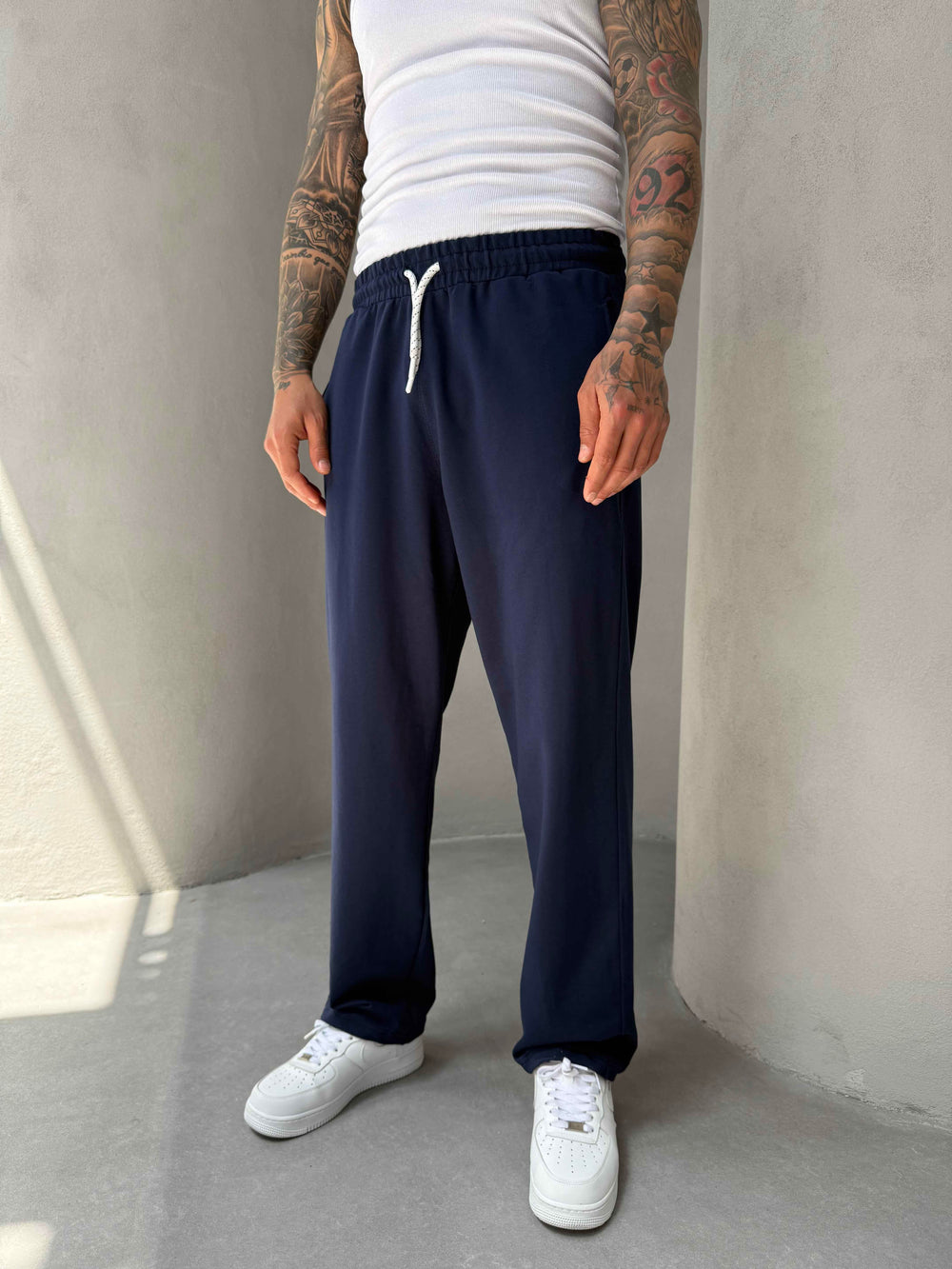 Lacivert Baggy Eşofman