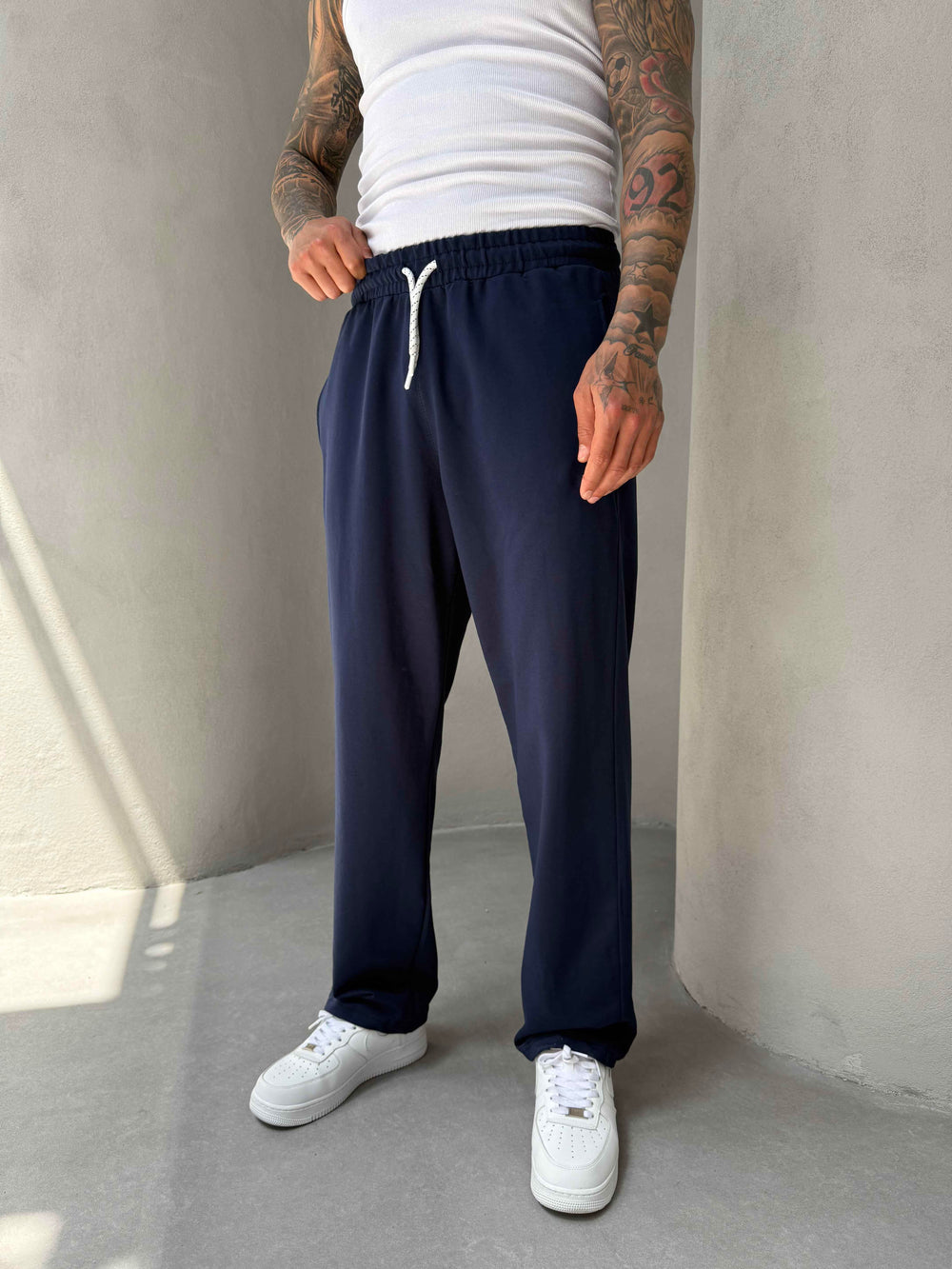 Lacivert Baggy Eşofman