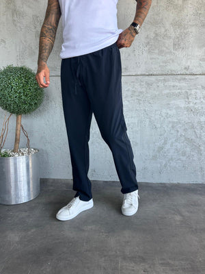 Lacivert Paraşüt Kumaş Jogger