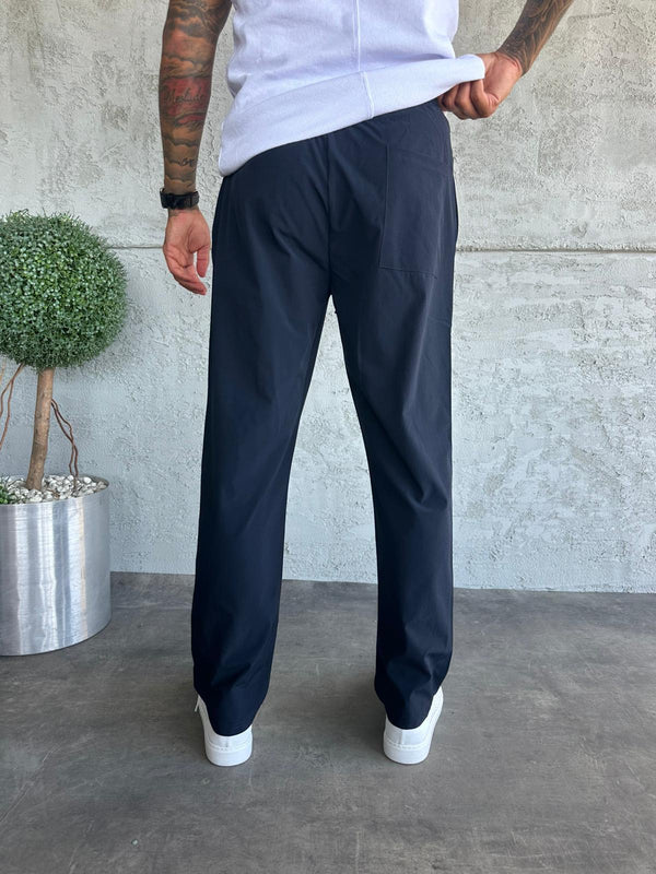 Lacivert Paraşüt Kumaş Jogger