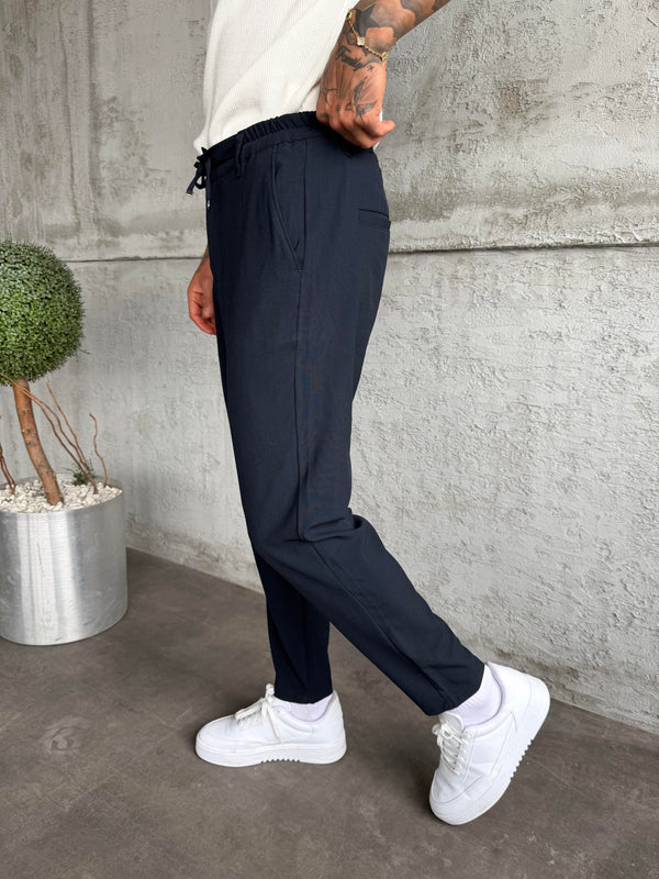 Lacivert Regular Fit Kumaş Pantolon