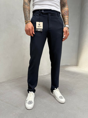 Lacivert Slimfit Kumaş Pantolon