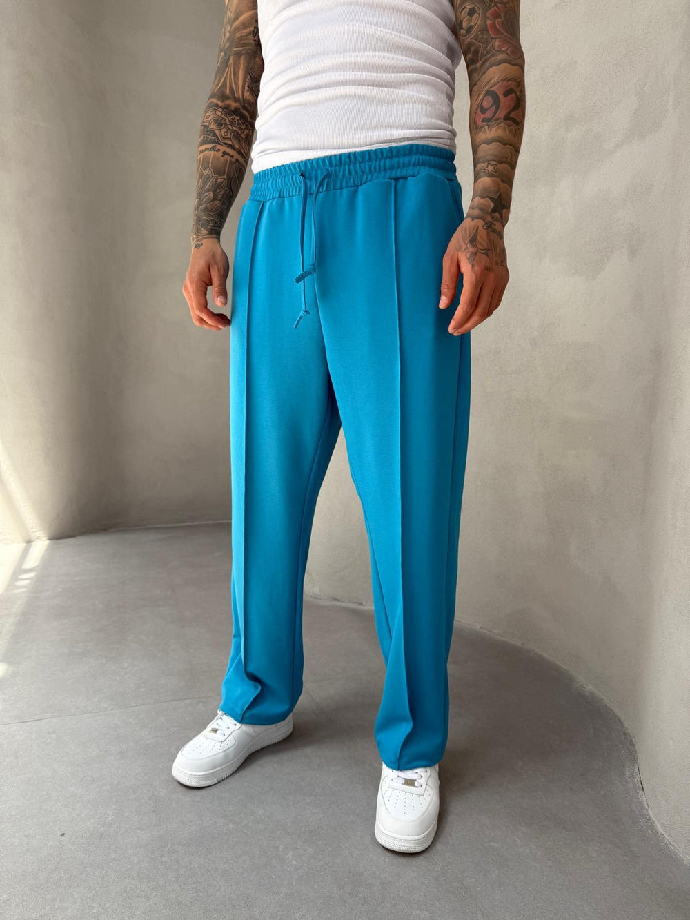 Mavi Doubleface Kumaş Baggy Pantolon