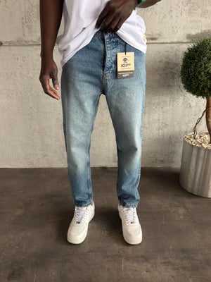 Mavi Lazer Detaylı Boyfriend Jean