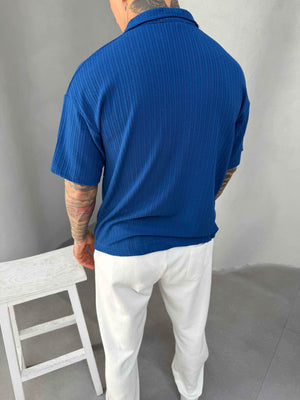Mavi Polo Yaka Triko T-Shirt