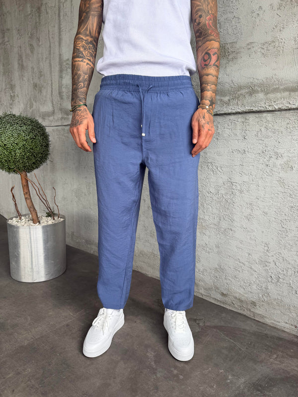 Mavi Tensel Kumaş Boyfriend Pantolon