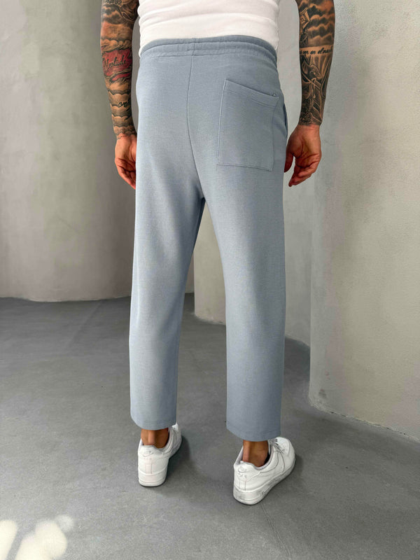 Mavi Waffle Kumaş Boyfriend Pantolon