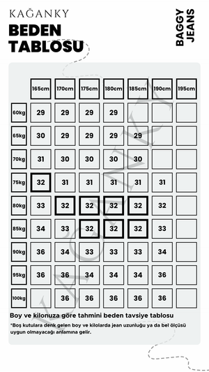 Mavi Yıkamalı Kargo Cep Baggy Jean