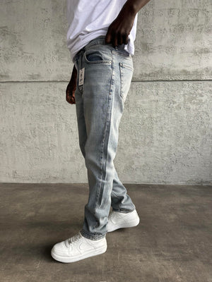 Mavi Yıkamalı Likralı Regular Fit Jean