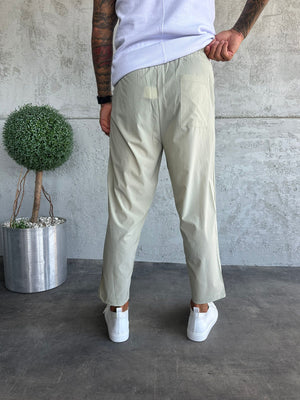 Mint Yeşil Paraşüt Kumaş Boyfriend Pantolon