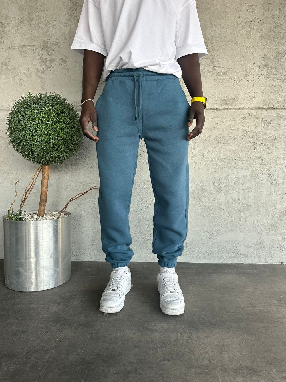 Petrol Paça Lastik Eşofman