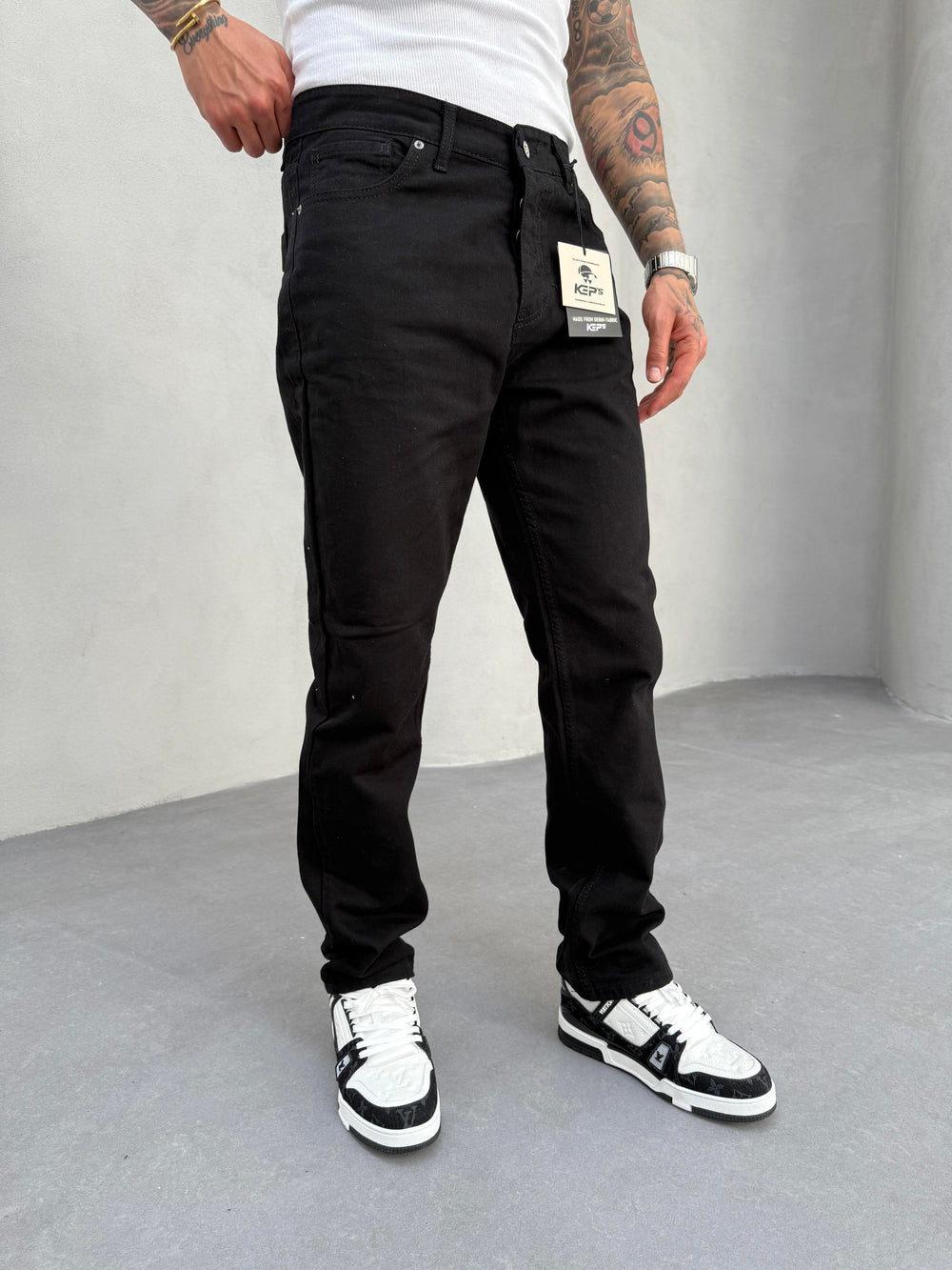 Siyah Baggy Jean