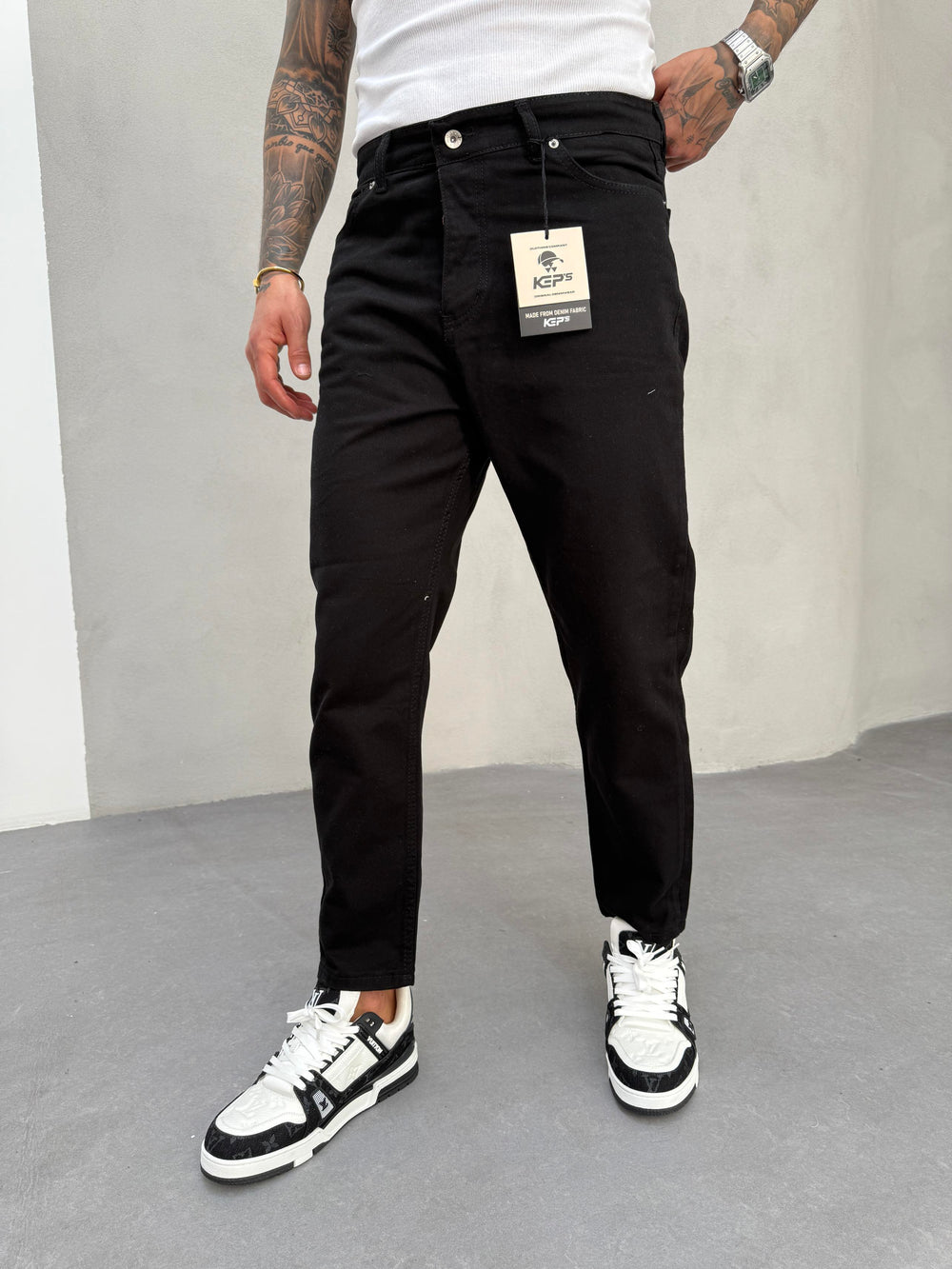 Siyah Boyfriend Jean