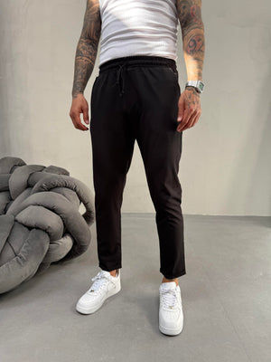 Siyah Duble Paça Slimfit Jogger