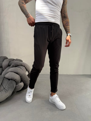 Siyah Duble Paça Slimfit Jogger