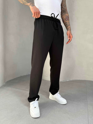 Siyah Fitilli Jogger