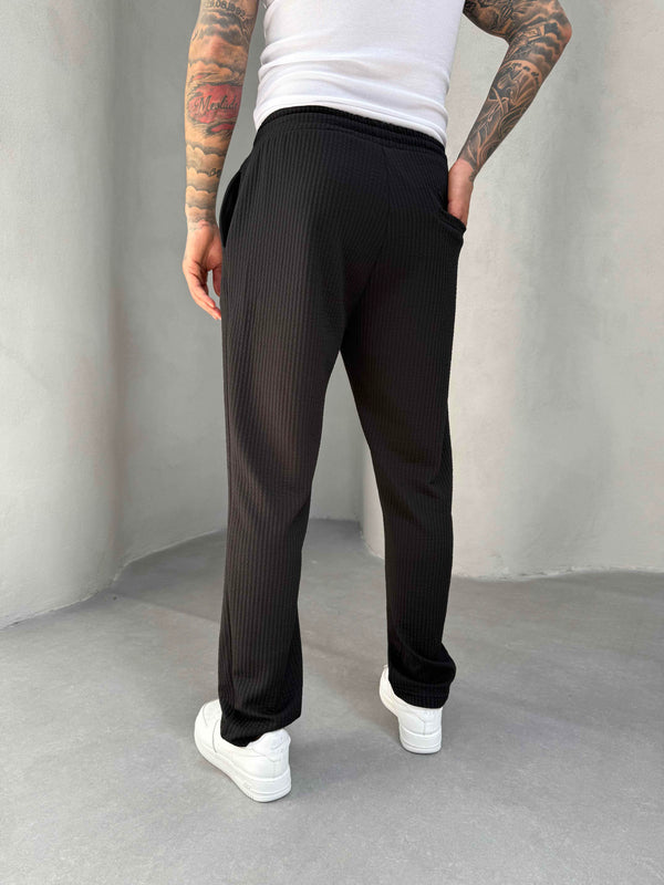 Siyah Fitilli Jogger