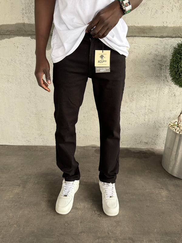 Siyah Likralı Regular Fit Jean
