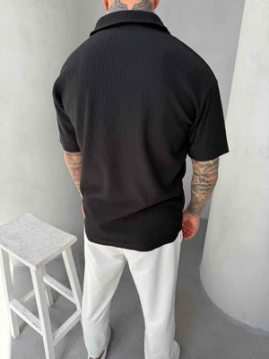 Siyah Polo Yaka T-Shirt