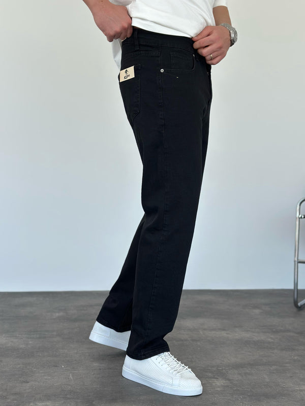 Siyah Regular Fit Jean