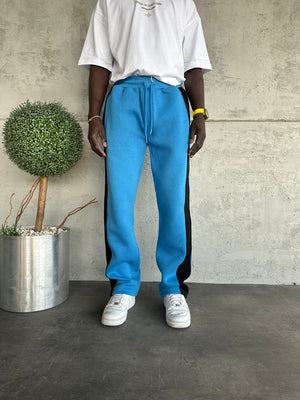 Siyah Şeritli Mavi Eşofman