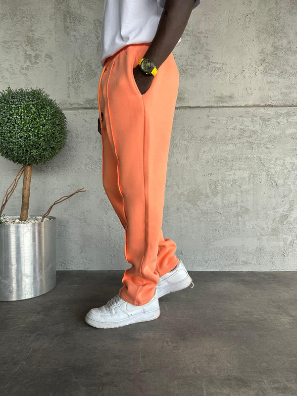 Turuncu Şerit Detaylı Baggy Eşofman