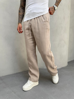 Vizon Müslin Kumaş Baggy Pantolon