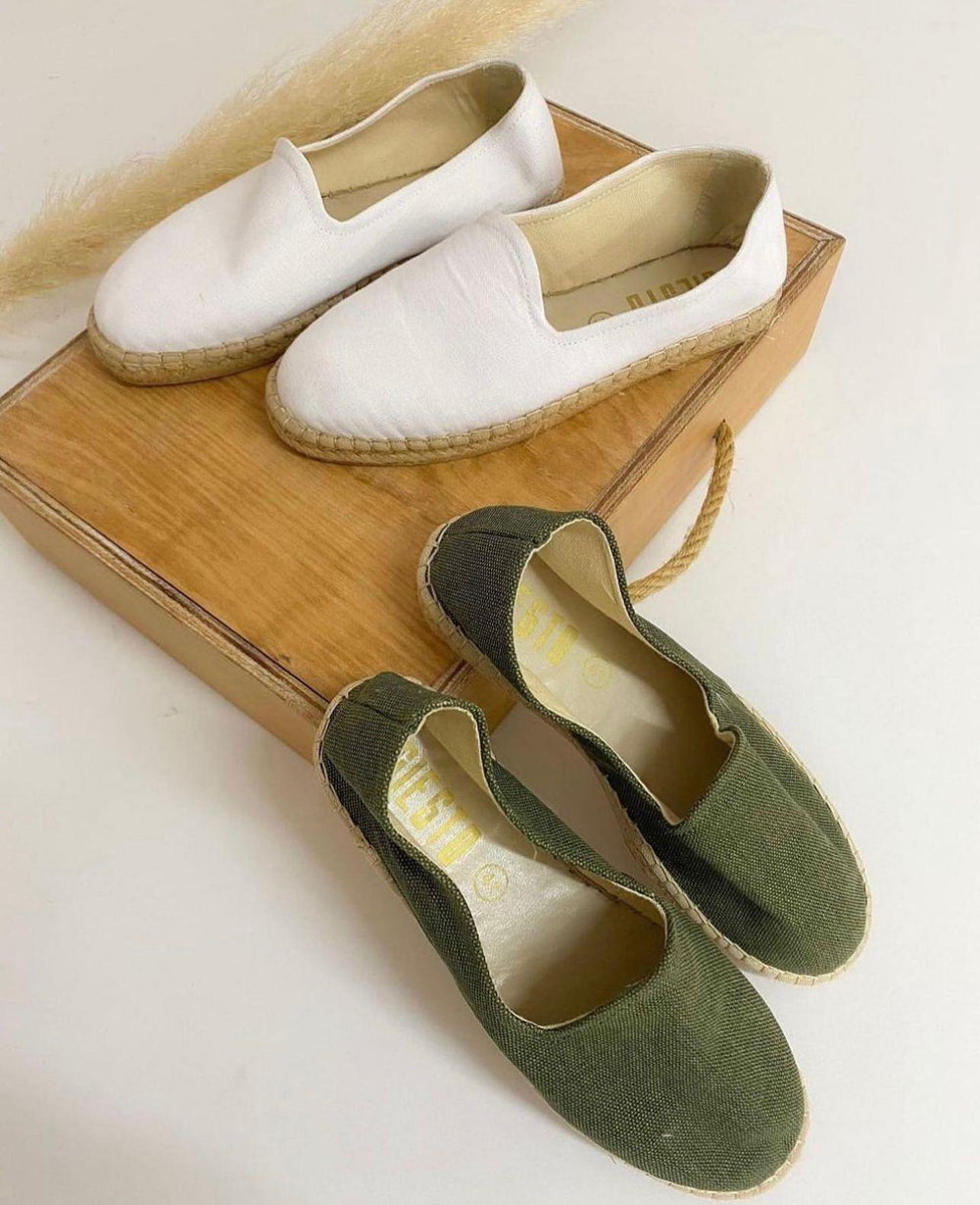 Yeşil Espadril Ayakkabı