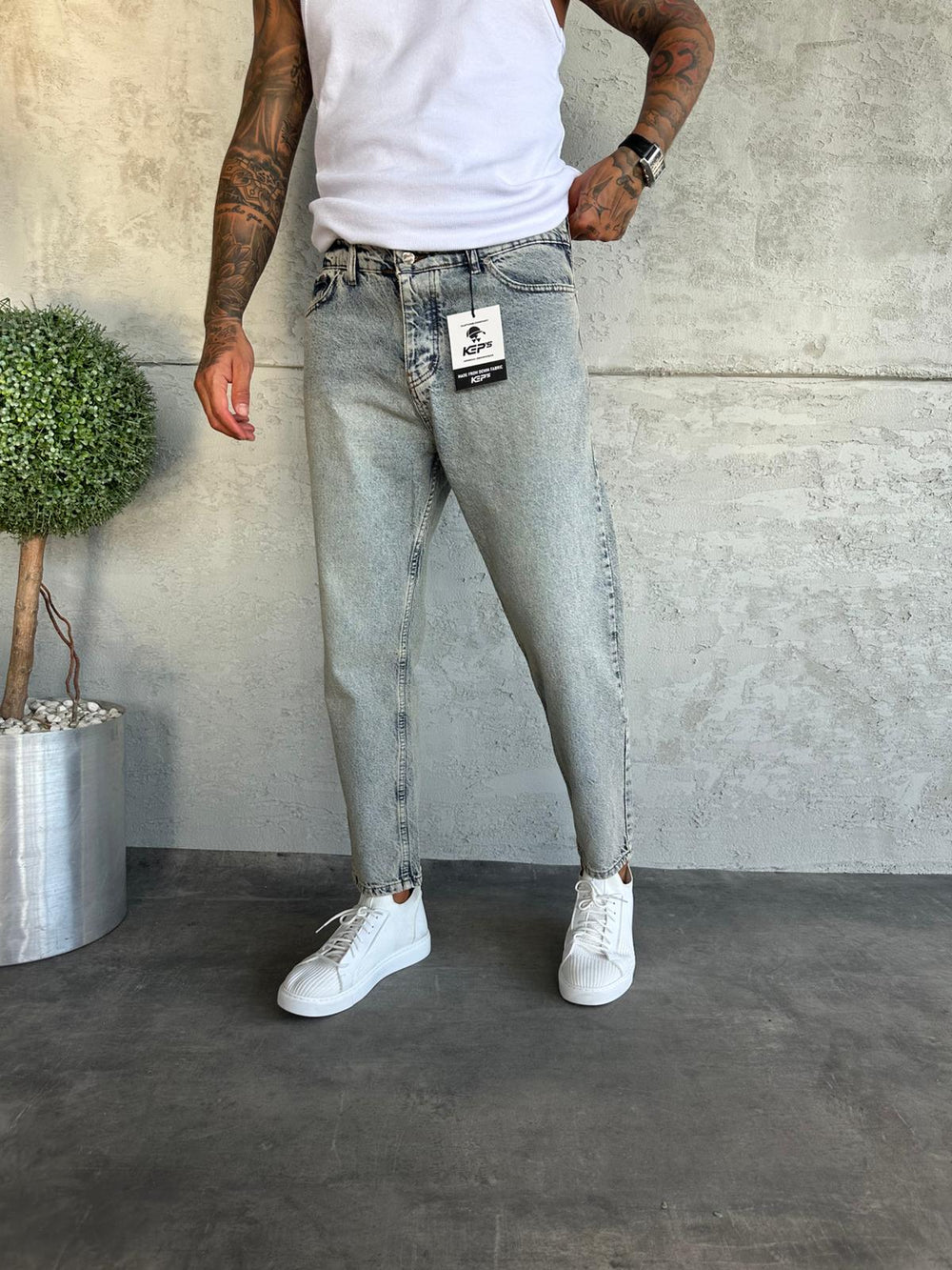 Yıkamalı Boyfriend Jean