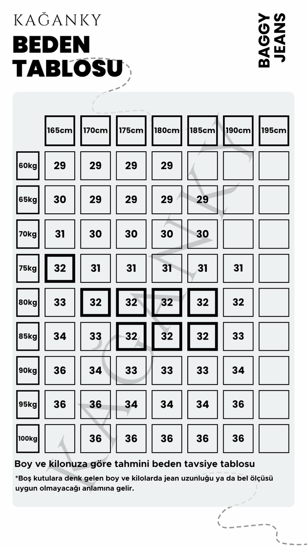 Yıkamalı Lazerli Baggy Jean