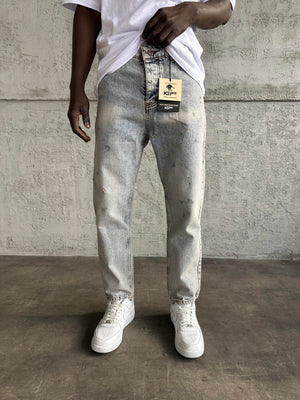 Yıkamalı Lazerli Boyfriend Jean